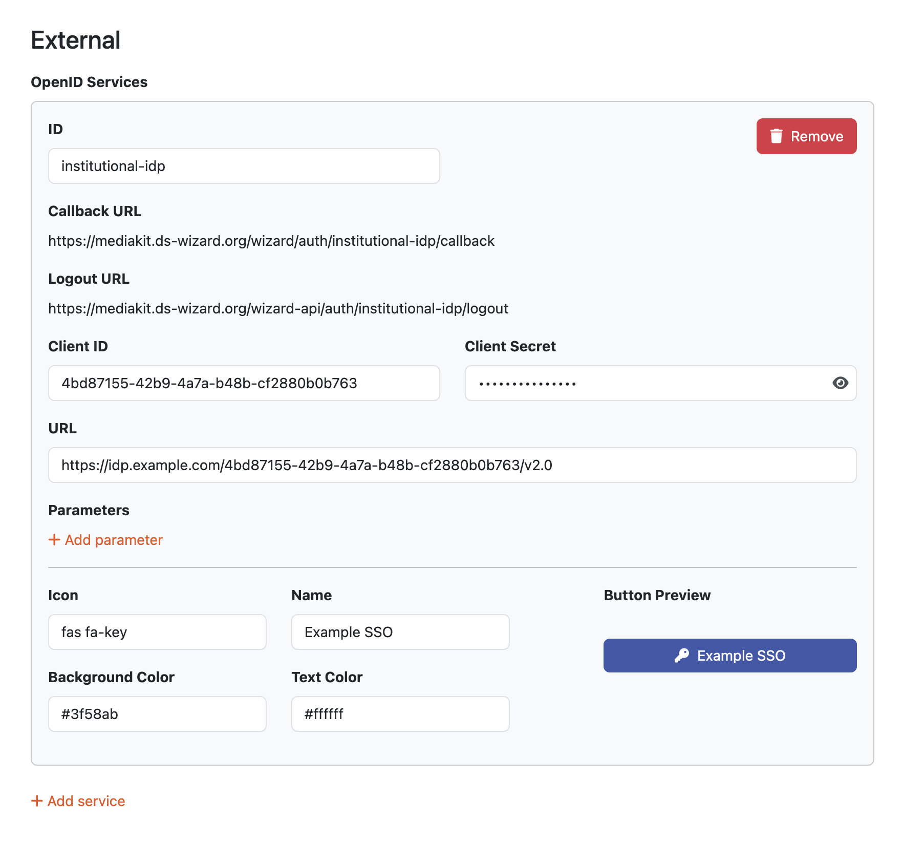 Authentication Settings - Data Stewardship Wizard 4.8 documentation
